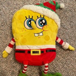 2014 Spongebob Squarepants Christmas Elf Plush
